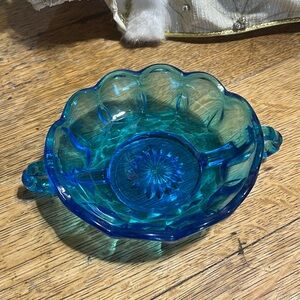 Blue dish